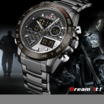 NAVIFORCE Men Digital Watch LED Sport Military Luminous Hands Waterproof Quartz Wristwatch NF9171