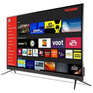 ADH 43 Inch Frameless Semi Smart Android HD LED TV -Black