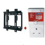 ADH 32 Inch Semi Smart Free-To-Air LED HD TV + Free TV Guard + Free Wall Mount Bracket - Black