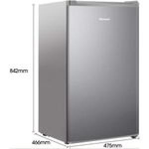 Hisense 120 Litres RR120DAGS Single Door Refrigerator- Silver